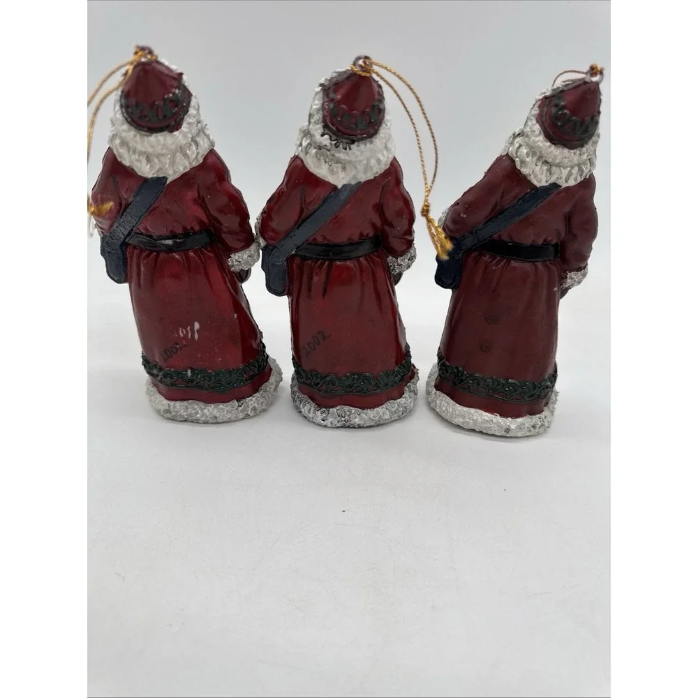Vintage Robe Santa Christmas Ornaments 6